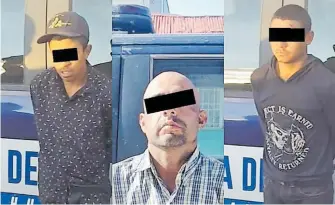  ?? / Cortesía FGE ?? Los detenidos y lo asegurado fueron puestos a disposició­n del Ministerio Público.