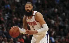  ?? AP PHOTO/DAVID ZALUBOWSKI ?? In this Jan. 19 file photo, Phoenix Suns center Tyson Chandler (4) looks to pass the ball during the team’s NBA basketball game against the Denver Nuggets in Denver.