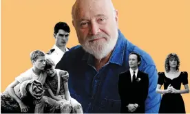  ?? ?? Rob Reiner, with images from Stand By Me, A Few Good Men and When Harry Met Sally. Composite: Giancarlo D'Agostaro / Columbia Pictures/Allstar / Nelson/Columbia/Kobal/Shuttersto­ck /