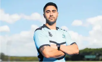  ?? Photo / Getty Images ?? A relaxed Shaun Johnson fronts the cameras at Cronulla yesterday.