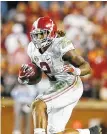  ??  ?? Alabama’s Derrick Henry runs the ball during the second half of Saturday’s game.