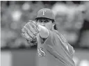  ?? Associated Press ?? Texas Rangers starting pitcher Yu Darvish delivers a pitch to the Seattle Mariners during the first inning Friday in Arlington, Texas.