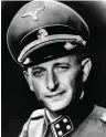  ?? (Wikimedia) ?? ADOLF EICHMANN, the Nazi commander, and the only person to ever receive the death penalty in Israel. He was hanged in 1962.