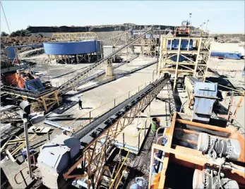  ??  ?? DiamondCor­p says developmen­t activities at its Lace Mine in the Free State have commenced and its target of mining 30 000 tons this month will be reached.