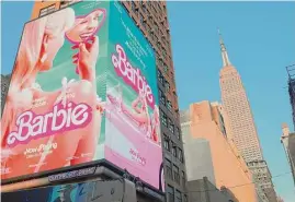 ?? Anadolu Agency via Getty Images ?? “Barbie” took in a massive $93 million in its second weekend, according to studio estimates Sunday.