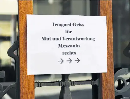  ??  ?? Irmgard Griss hat in Wien-Mariahilf ihr Quartier für den Wahlkampf gefunden, die anderen Präsident
schaftskan­didaten sind mit ihren Wahlbüros im oder nahe am ersten Bezirk in Wien untergebra­cht.