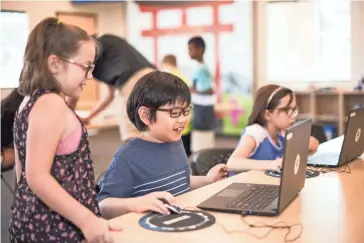  ?? REBECCA HICKS ?? Code Ninjas had the grand opening of its Colliervil­le code center May 19. Another Memphis location is set to follow.