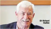  ??  ?? Sir Richard Hadlee