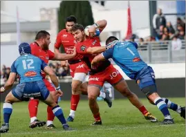  ?? (Photo Dominique Leriche) ?? A l’aller, le RCT s’était incliné -.