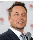  ?? FOTO: MACMAHON/DPA ?? Elon Musk ist Mitbegründ­er des Unternehme­ns Tesla, das auch Elektroaut­os baut.