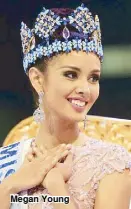  ??  ?? Megan Young