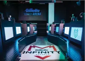  ?? CORTESÍA DE DDN PRODUCCION­ES PARAEF ?? Gillette patrocina la arena en el Infinity Gaming & Training Center.