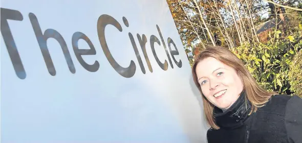  ??  ?? Kirsty Thomson, founder and CEO of The Circle, urged the community to take advantage of the free office space, which includes the use of WiFi.