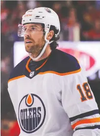  ?? GETTY IMAGES FILES ?? James Neal and the Edmonton Oilers could face the Chicago Blackhawks in a play-in series if the NHL resumes this season.