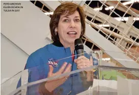  ?? ?? FOTO ARCHIVO ELLEN OCHOA IN TULSA IN 2017