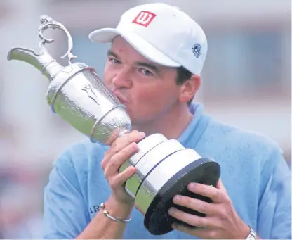  ?? Picture: PA. ?? Paul Lawrie’s 1999 Open win was witnessed by Westworld star Jeffrey Wright.