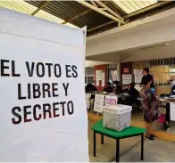  ?? ?? l
SUFRAGIO. Las autoridade­s estatales han asegurado que las elecciones se harán de forma pacífica.