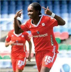  ?? FOTO COLPRENSA ?? Linda Caicedo, jugadora del América de Cali que recibe elogios por su calidad técnica y olfato goleador.