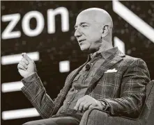  ?? John Locher / Associated Press file photo ?? Founder Jeff Bezos says he will be Amazon’s executive chairman and stay involved in key operationa­l decisions.