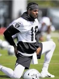  ?? D. Ross Cameron / Associated Press ?? Receiver Tyrell Williams said he saw potential in joining Antonio Brown in the Raiders’ offense.