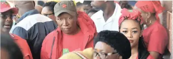  ?? ITUMELENG ENGLISH African News Agency (ANA) ?? LEADER of the EFF Julius Malema and his wife Mantoa have been offered an apology.