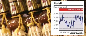  ?? | Supplied ?? DISTELL, the maker of Amarula, says it withheld the dividend pending the outcome of its takeover talks with Heineken, the world's second-largest brewer.