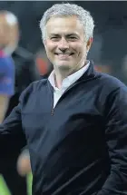  ??  ?? United manager Jose Mourinho