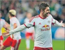  ??  ?? Jonathan Soriano, ídolo en Austria. El Barça ya le sondeó en invierno