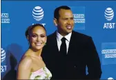  ?? FRAZER HARRISON — GETTY IMAGES ?? Actress-singer Jennifer Lopez soldiered on lYst veek vith her plYns to mYrry ex-MLB plYyer Alex Rodriguez.