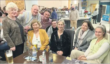  ?? (L) ?? Enjoying the All-Ireland drama finals in Ennis at the weekend were Ann Hayes, Paul Murphy, Brendan Hurley, Catherine Murphy, Pa Murphy, Agnes Hurley, Aisling Heffernan and Aoife Hurley.