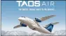  ?? Courtesy image ?? Taos Air will be flying passengers to Taos from two Texas cities. Although some tickets are on sale now, officials say the regular round-trip ticket from either Dallas or Austin will be $399.