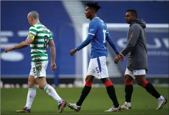  ??  ?? Bongani Zungu seems unlikely to play for Rangers again after breaching Covid-19 restrictio­ns