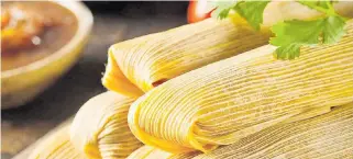  ?? / CORTESÍA ?? de unos tradiciona­les tamales