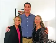  ?? COURTESY MATT WHITE ?? Jacoba Ballard, from left, Matt White and Julie Harmon have reached out to 21 other men and women, all in their 30s, who’ve been linked through DNA tests as their half-siblings, which they claim is evidence that former fertility doctor Donald Cline is...