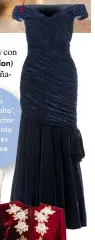  ??  ?? ‘El vestido de John Travolta’, diseño de Victor Eldestein, junto a otros trajes de Catherine Walker.