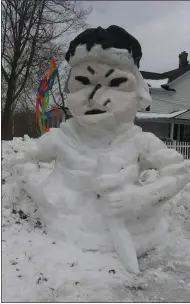  ?? SUBMITTED ?? At 68years old and “still healthy,” Dale Day still finds excitement and joy in building snow sculptures.