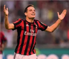  ?? PHOTOVIEWS ?? Giacomo Bonaventur­a, 28 anni, quarta stagione al Milan