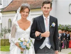  ?? Foto: Christian Lietzmann ?? Nora Prinzessin zu Oettingen Spielberg hat am vergangene­n Samstag Lord Max Per cy geheiratet.