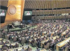  ??  ?? ASAMBLEA. Honduras fue uno de los primeros Estados en integrarse, el 17 de diciembre de 1945.