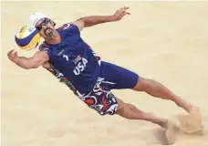  ?? 2012 PHOTO BY ANDREW WEBER, USA TODAY SPORTS ?? 2008 Olympic gold medalist Todd Rogers says an NCAA championsh­ip for beach volleyball further legitimize­s the sport.