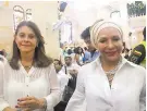  ??  ?? Las candidatas presidenci­ales Marta L. Ramírez (izq.) y Piedad Córdoba.
