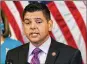  ?? AP ?? Rep. Raul Ruiz, D-Calif., discusses the upcoming vote on the American Dream and Promise Act.