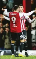  ??  ?? HOPE: Saïd Benrahma celebrates scoring for Brentford