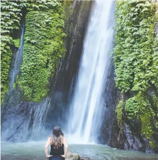  ??  ?? Soak up Bali’s spectacula­r scenery, including waterfalls in the area around Munduk.