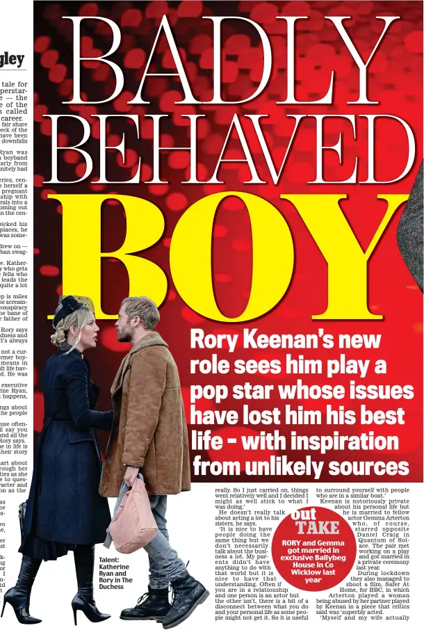  ??  ?? Talent: Katherine Ryan and Rory in The Duchess