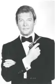  ?? UNITED ARTISTS ?? Actor Roger Moore portrayed British spy 007 in seven James Bond movies.