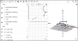  ??  ?? Geogebra is installed very quickly so it is available to you with minimal fuss. Your first experiment­s are on the way immediatel­y.