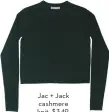  ??  ?? Jac + Jack cashmere knit, $349.