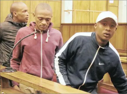  ?? IN COURT: Soraya Crowie ?? The trial against Shaun Carelse, Mamogelo Mocumi, and Boitumelo Matlola continued i the Northern Cape High court yesterday. Picture: