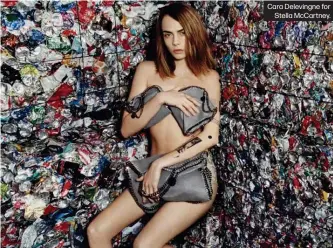  ?? ?? Cara Delevingne for Stella McCartney.